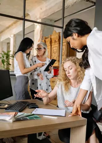 Team working together